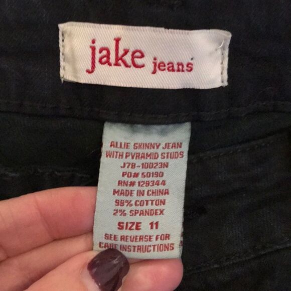 Black studded Jake jeans - Picture 4 of 6